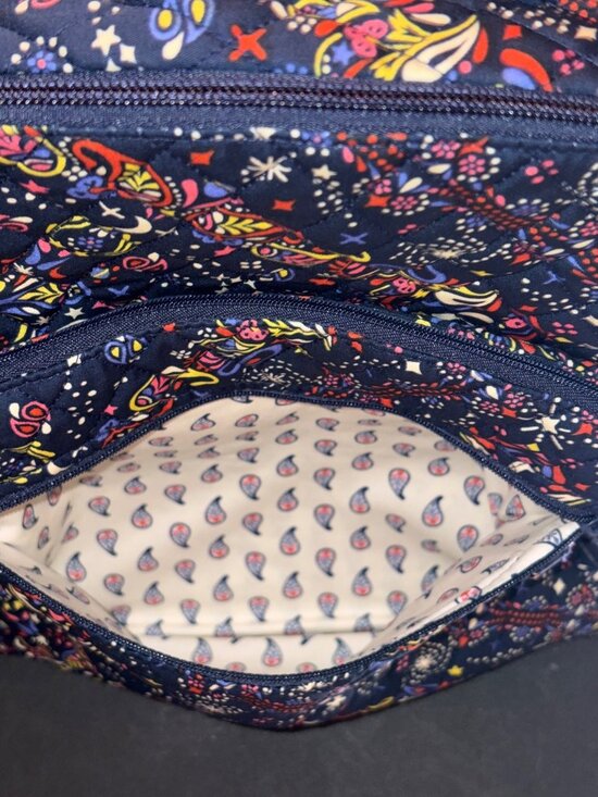 Vera Bradley Bancroft Backpack Starry Paisley Quilted Cotton main image 7